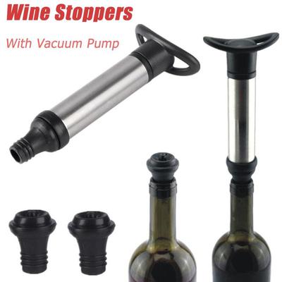 With Vacuum Pump Reusable Bar Accessories Sealing Preserver Keep Wine Fresh Wine Stopper Set Aerator Bottle Stopper Air Lock