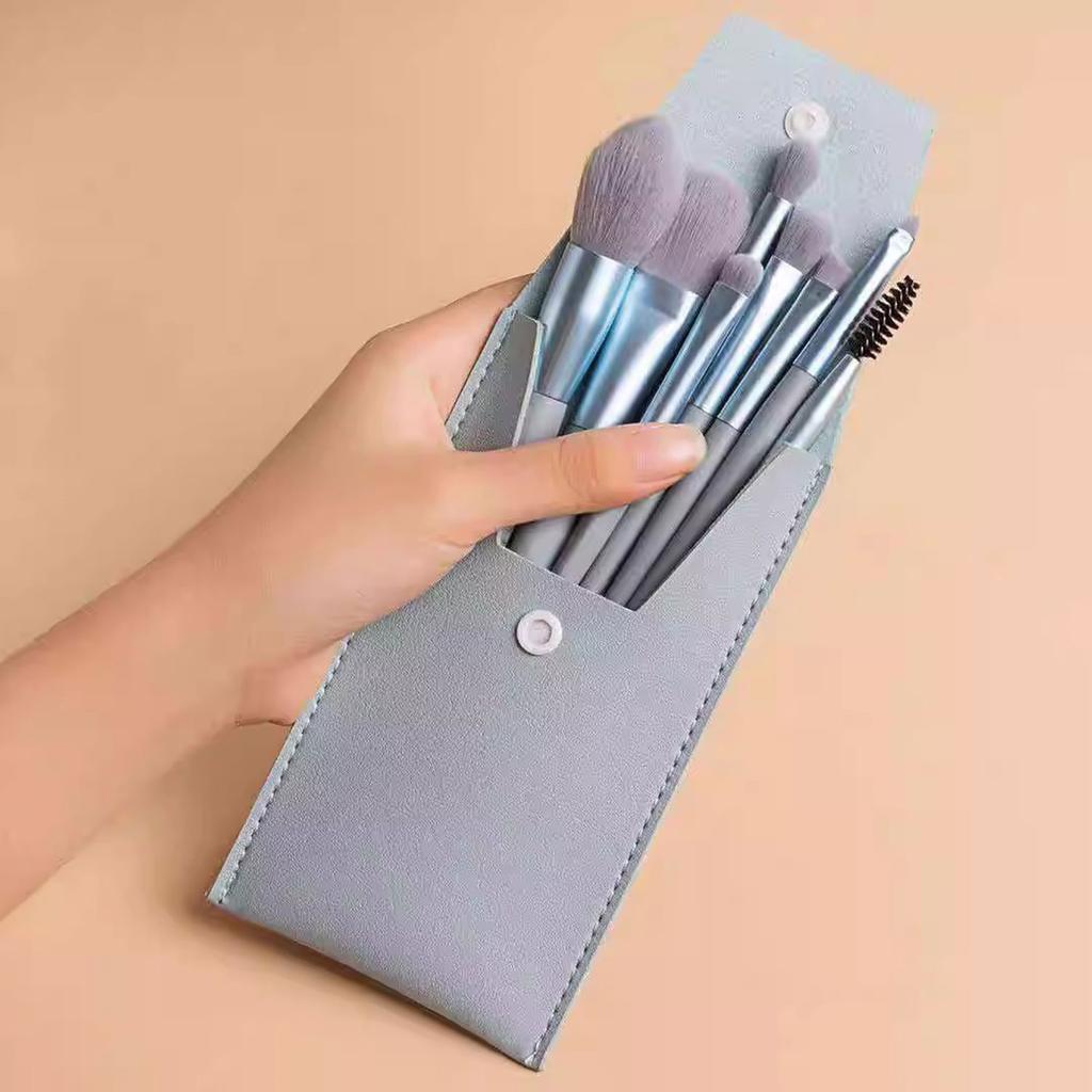 8Pcs Mini Soft Makeup Brushes Set Foundation Blush Powder Eye Shadow Highlighter Blending Make Up Cosmetic Brush Beauty Tool