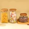 Contenitore Efficace in Vetro Salvaspazio Contenitori Trasparenti Perfetti per l'Essenziale del Bagno e Altro