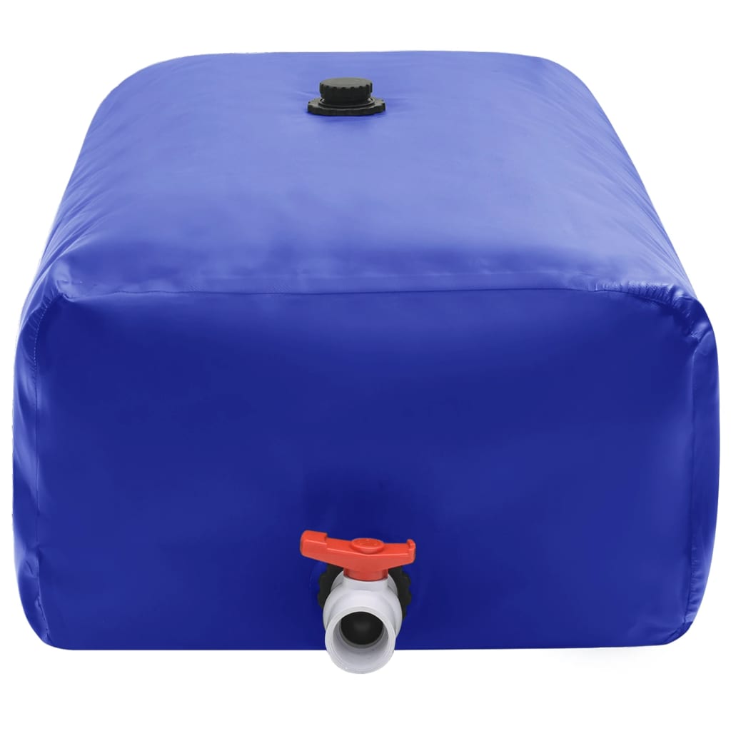 Vidaxl Rainwater Tank, With Tap, Foldable, 1500 L, Pvc