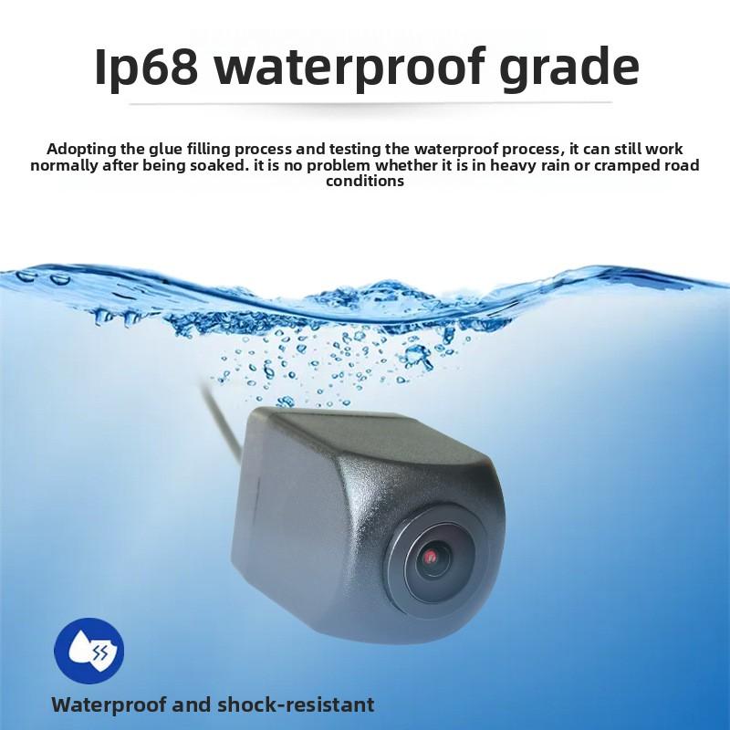 AI Intelligent Detection Reversing Camera 720Pahd Starlight Night Vision Radar Image 2-in-1 Vehicle Rearview
