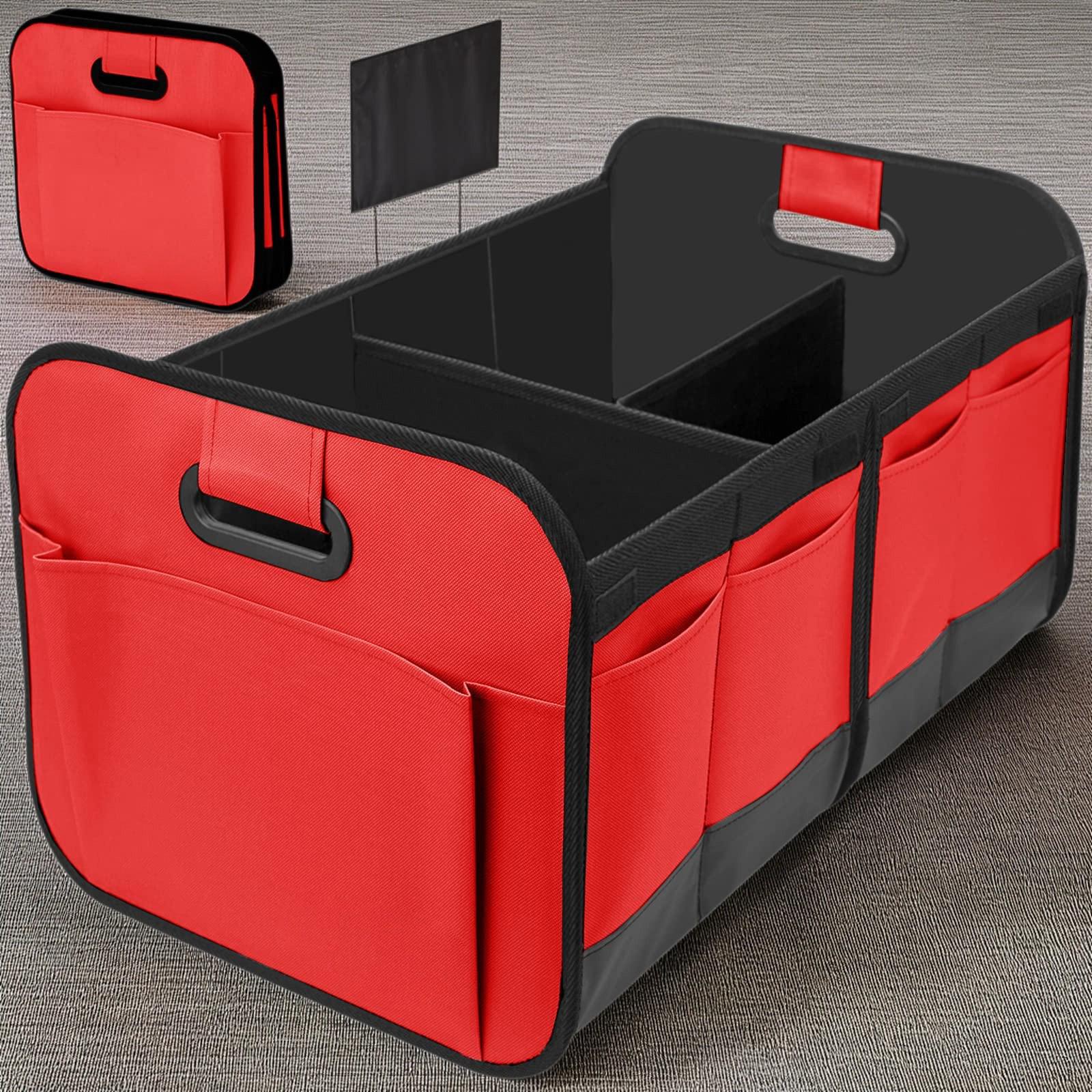 

Складной органайзер для багажника автомобиля из ткани Оксфорд большой вместимости 60x35x30 cm красный