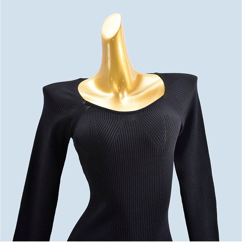 Pure Desire Sexy Spring & Fall New Arrival Sexy Side Split Long Pure Color Silm Slimming Inner Sheath Dress Women's Clothing