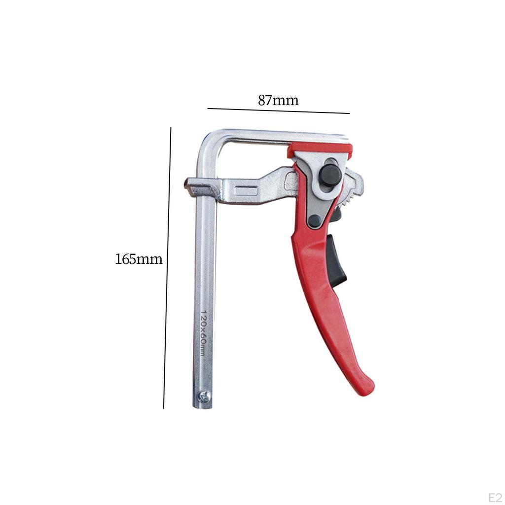 Clamp Ratchet Strong Tension Woodworking Tool Heavy Duty Multi Angle Quick