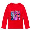K Pop Demon Hunters Long Sleeve T-shirts Rumi Mira Zoey Autumn Children Clothing Cute Print Tops Gift Children's Boy and Girl Kids Unisex T-shirts