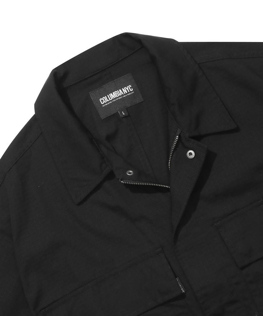 COLUMBIA UNIVERSITY Nyc Blackseries Utility S/S Shirts Jacket Black