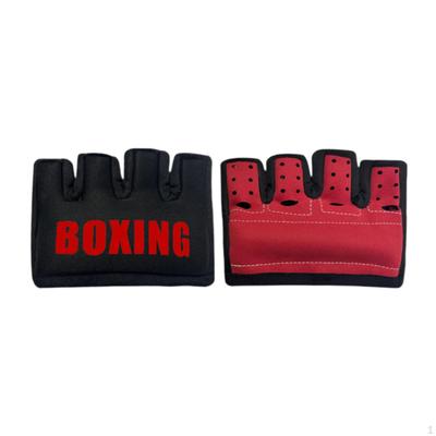 Boxing Gloves Fight Adult Watch Fitness Training Women Men Half Finger Glove