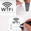 WiFi Logo DIY Mirror Wall Sticker for Restaurant, Office, Salon, Bedroom, Shop, Kindergarten Decor.