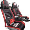 Universal Full Surround Car Seat Cover - Four Seasons Leather & Summer Ice Silk with Cartoon Design