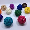 5PCS/Set Colorful Cute Rattan Wicker Cane Balls Home Garden Wedding Decor Birthday Party Supplies DIY Ornaments