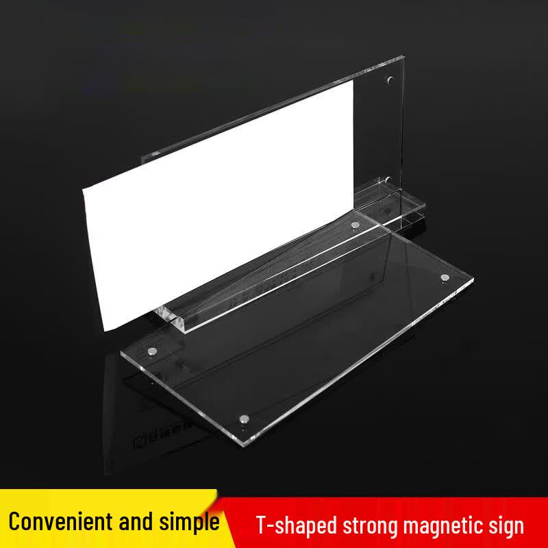 BAIGE Acrylic Desktop Sign Holder