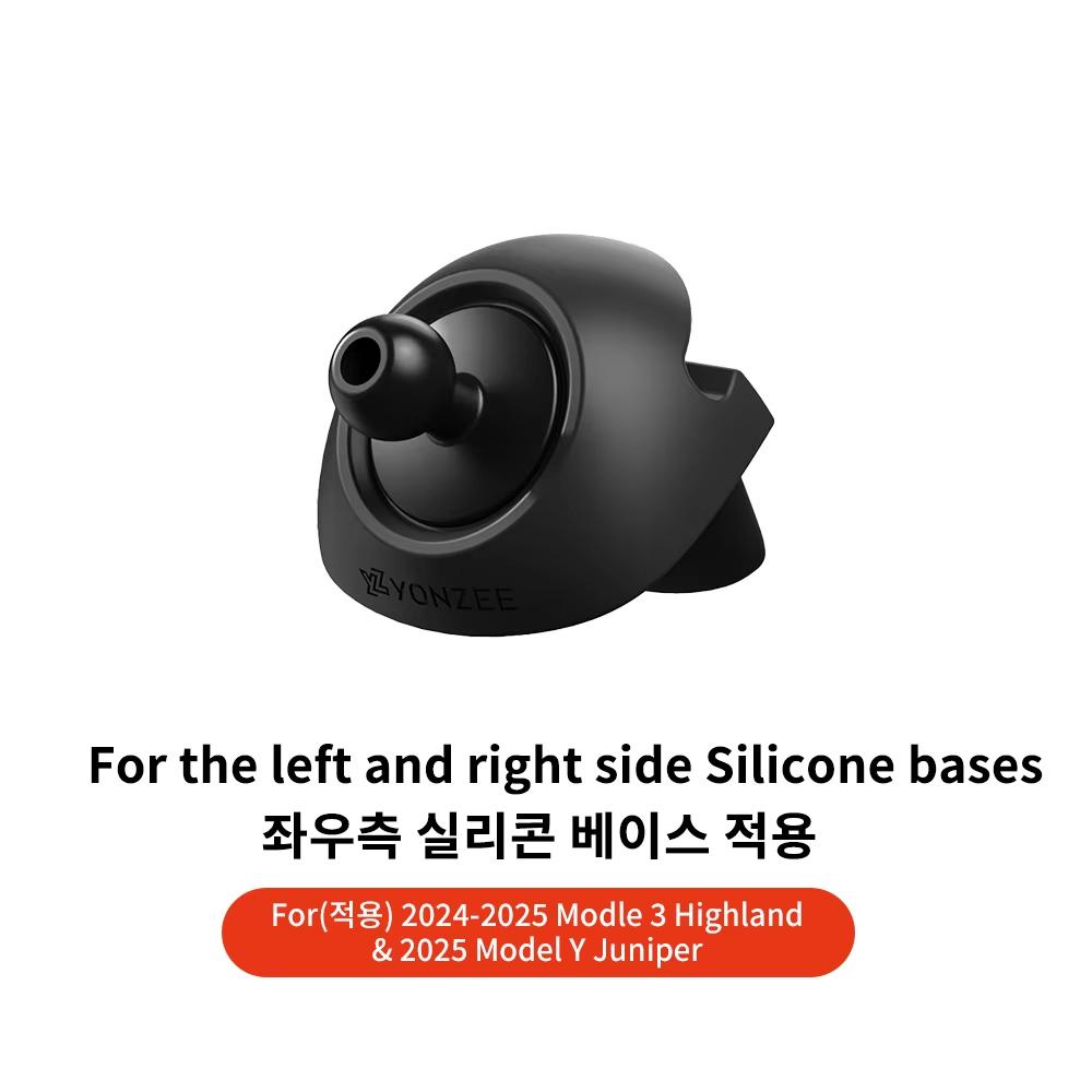 For Tesla Magnetic Car Phone Holder 2025 Model 3 Y Highland Juniper Air Vent Mount Car Bracket Stand 360 Degree Rotatable