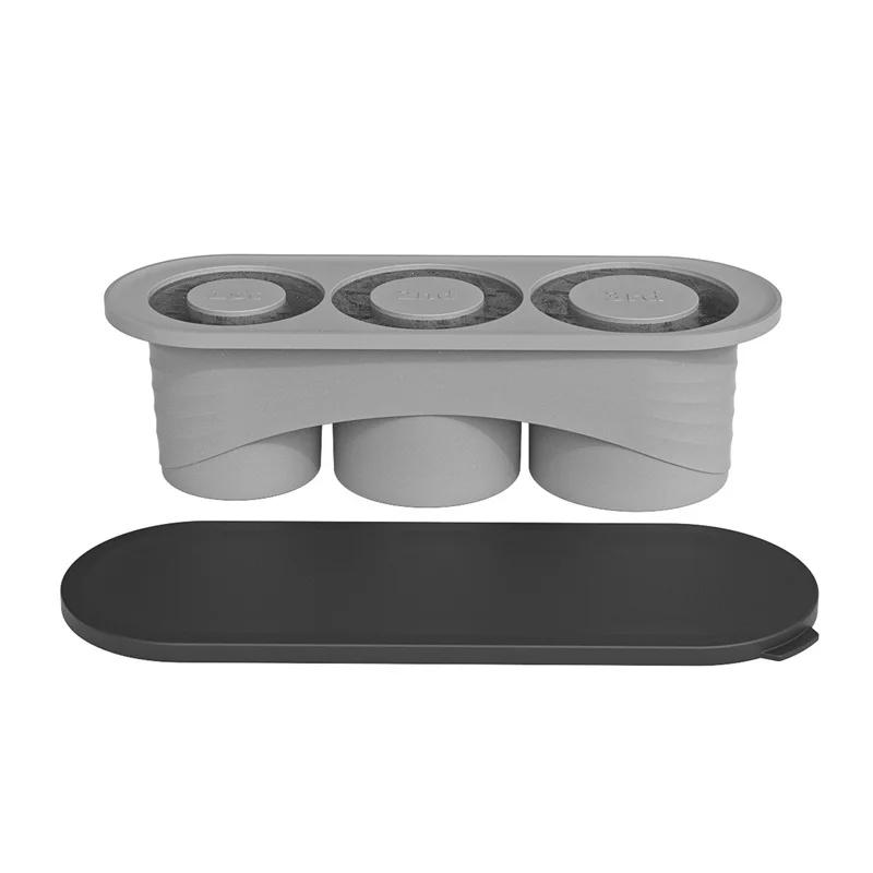 Summer Ice Cube Mould Trays Reusable for Stanley Tumblers Silicone Ice Making Beverage Cup Maker Ice Mold for Drink Juice Coffee