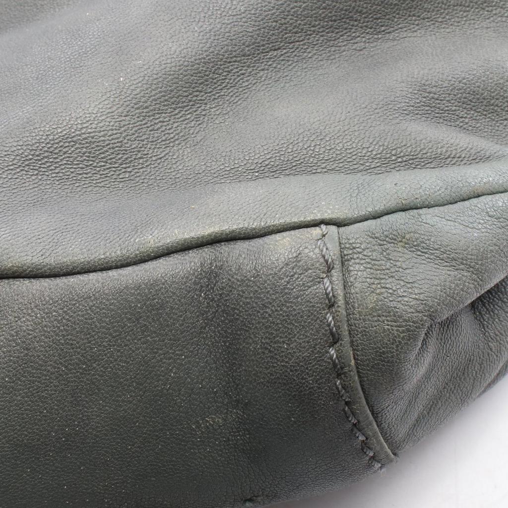 Used LOEWE anagram Tote Bag leather Gray Used Women