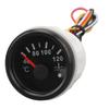 Temperature Gauge 52mm 9 32V Pointer Meter with Colorful Backlight for RV Yacht