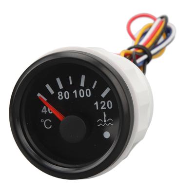 Δείκτης Θερμοκρασίας 52mm 9-32V Δείκτης με Πολύχρωμο Οπίσθιο Φωτισμό για Camper Yacht