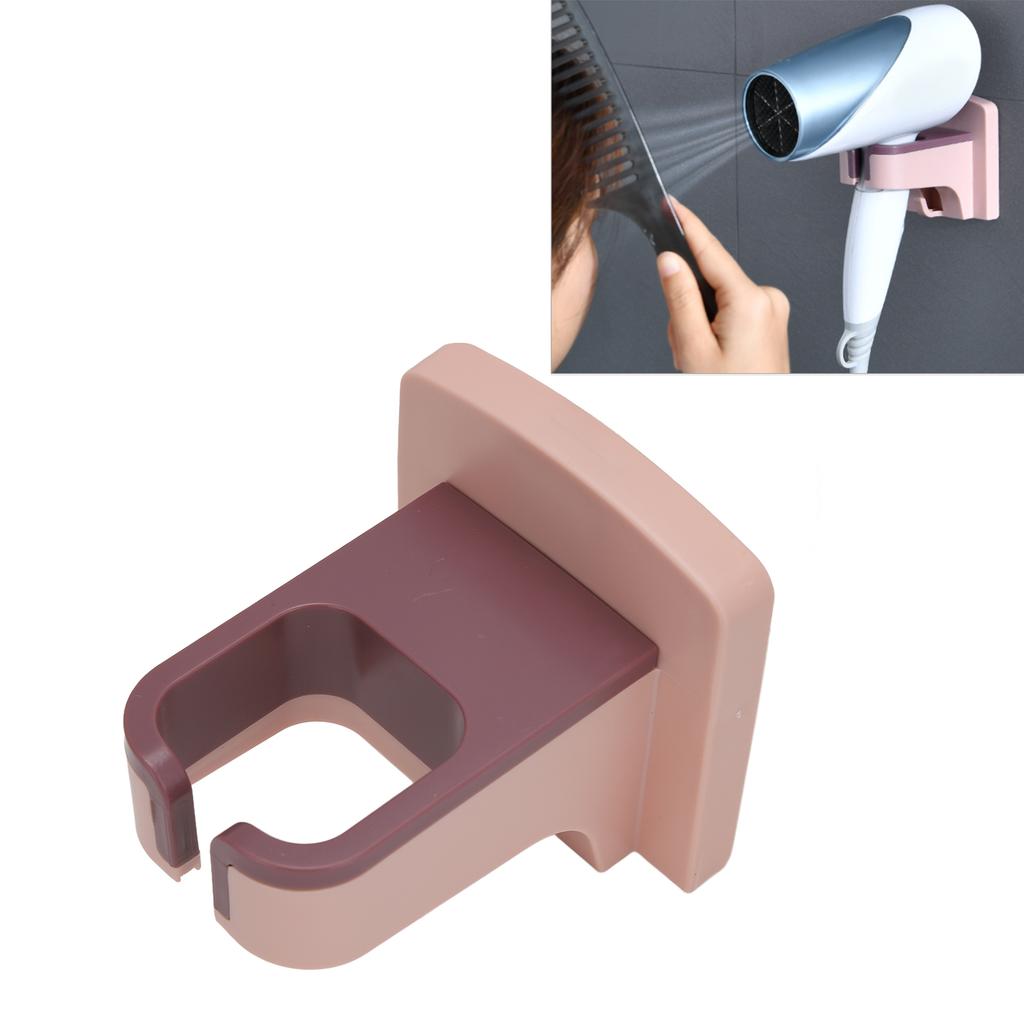 Hair Dryer Holder Rack Wall Mounted Self Adhesive Save Space Hair Dryer Storage