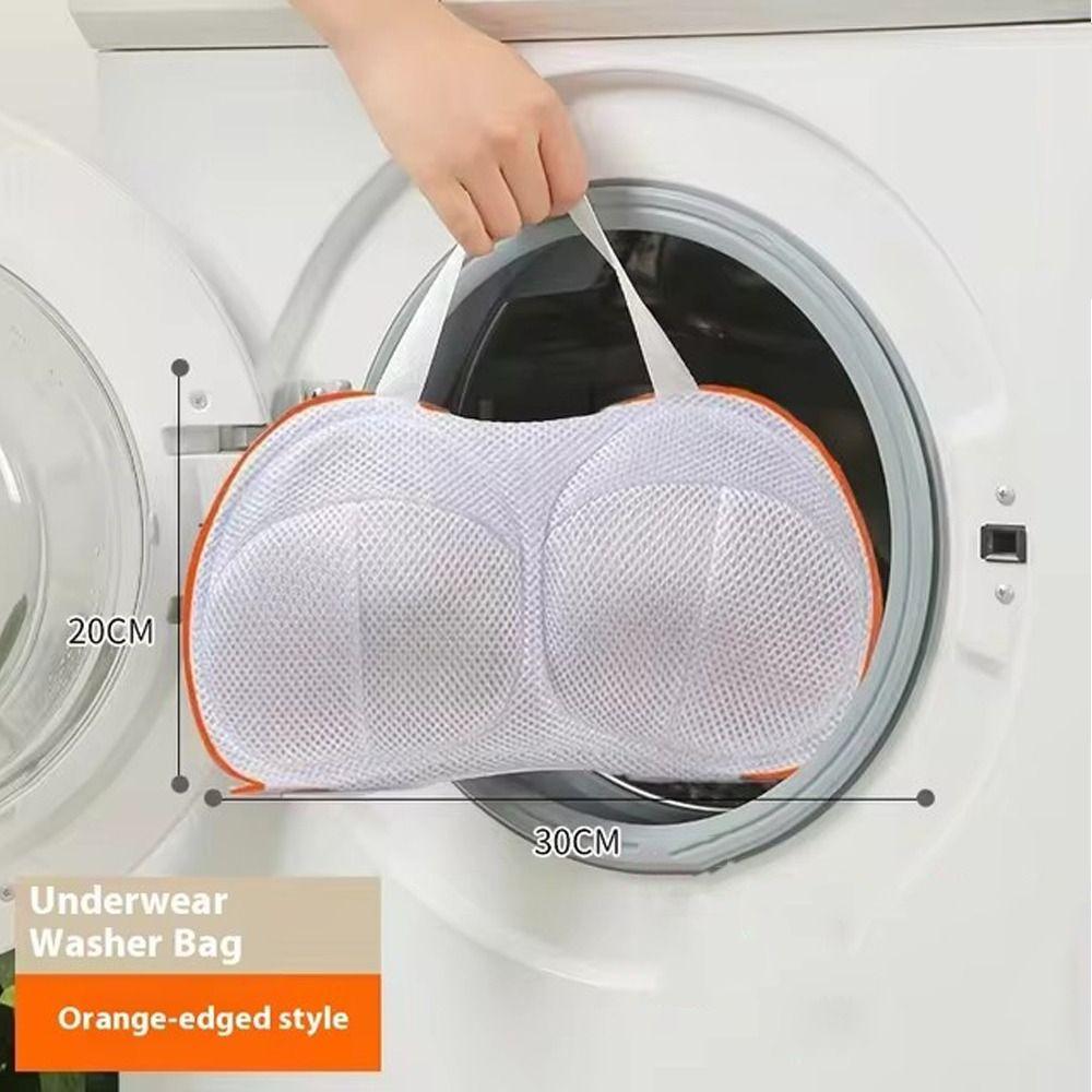 Anti-deformation Bra Mesh Bag Breathable Bra Protective Washing Bag Creative Bra Laundry Bag  Home