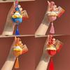 Whimsical And Fun Plush Keychain Lantern Animal Accessory In Colors Soft