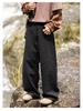 Men's Autumn Casual Retro Wide-Leg Cotton Pants