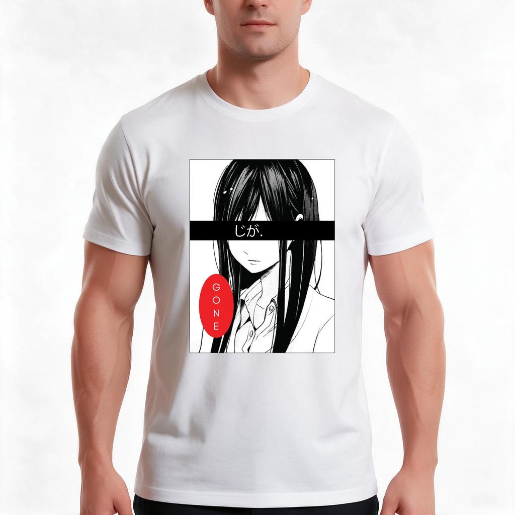 Gone Anime Aesthetic Ego Tshirt Summer Casual Cotton Tee Oversized Streetwear Tops Vintage Graphic Print Unisex Unisex Unisex