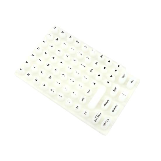 

70 шт. Наклейки для клавиатуры для длинных ногтей Универсальные наклейки для клавиатуры для нейл-арта Самоклеящиеся силиконовые колпачки для клавиш для печати для офисных девушек и гейминга