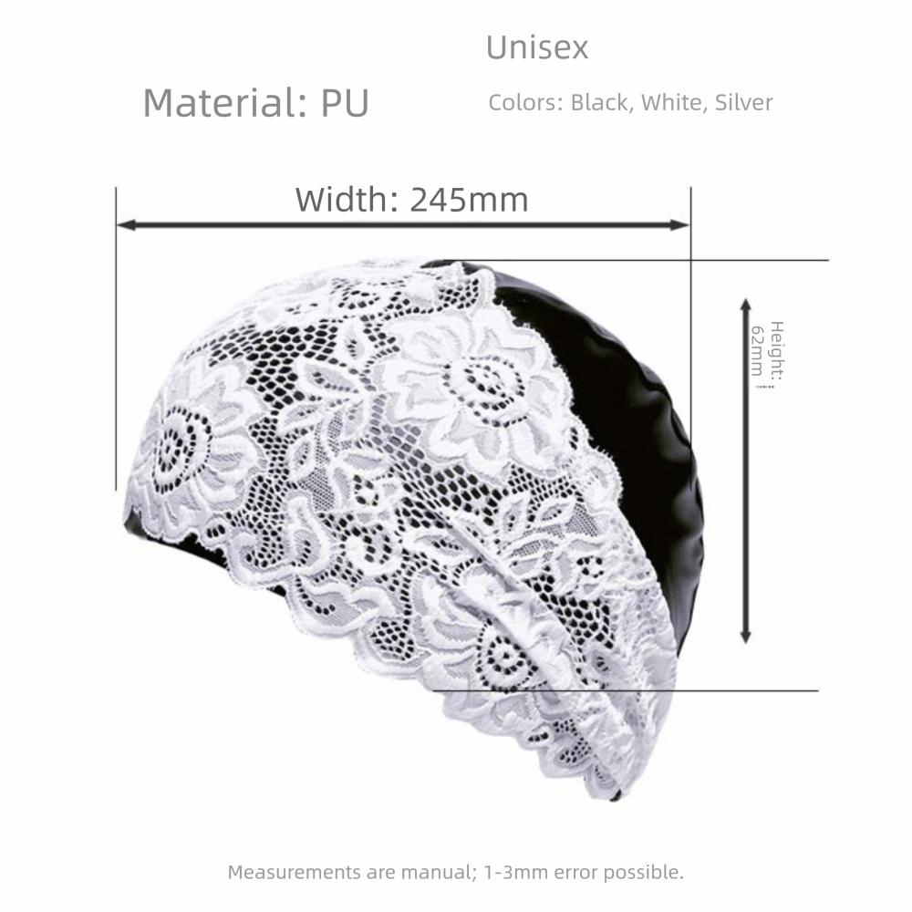 Long Hair Lace Swimming Cap Waterproof Bathing Cap Fashion Women Swim Cap Swim Pool