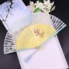 Er Qing Ancient Chinese Hanfu Dance Fan: Portable Silk Fan for Women