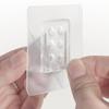 12Pcs Wardrobe Non-punching Non-marking Paste Layer Baffle Layered Drag Bracket Load-bearing Holder Support Plate 7 * 7cm
