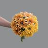 5Pcs/bunch Artifcial Flowers PU Sunflower Bouquet Wedding Decor Fake Flowers Sunflower Home Decoration Accessories Party Floral