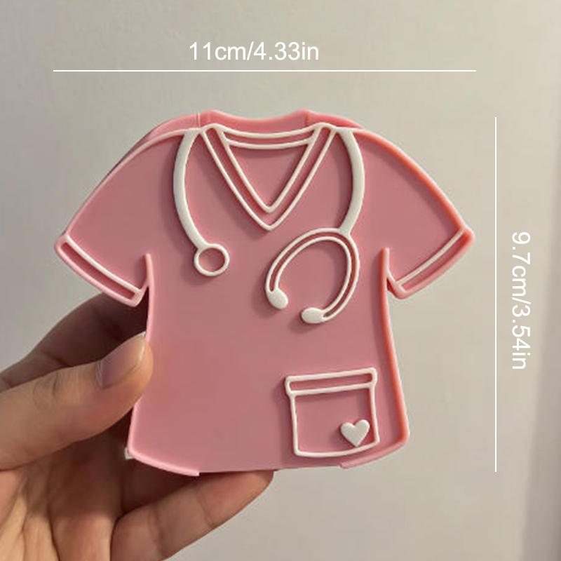 Portabolígrafos de Enfermera Diseño con Forma de Uniformes de Enfermera Organizador de Escritorio Regalo Perfecto Para Enfermeras Doctores Y Estudiantes de Medicina Regalos Para Enfermeras