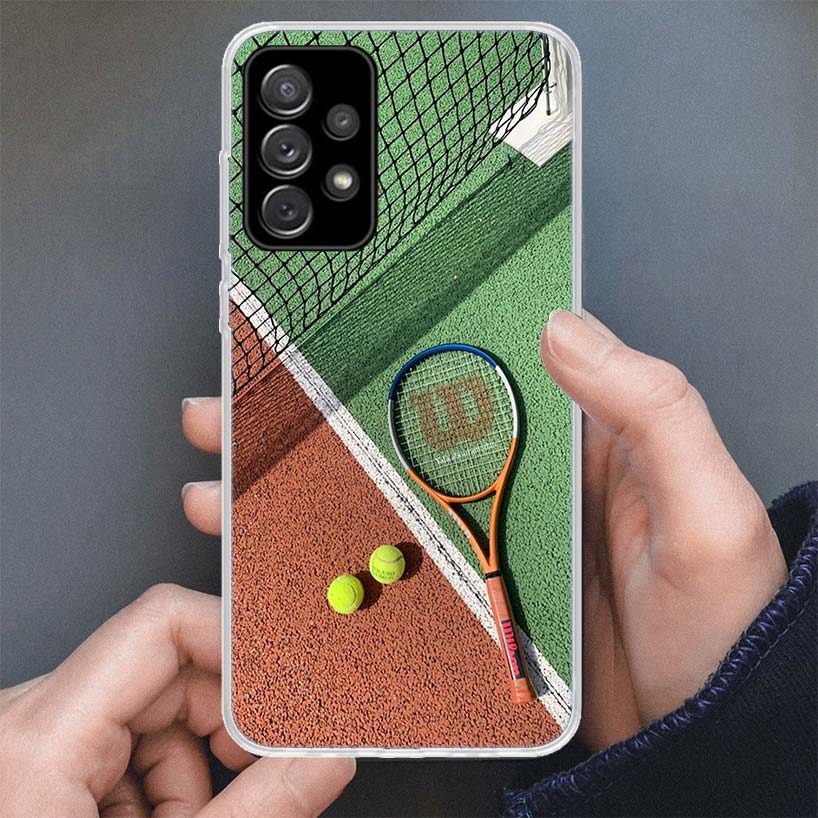Tennis Sport Phone Case For Samsung Galaxy A16 A56 A15 A55 A14 A54 A13 A53 A36 A35 A34 A33 A26 A25 A24 A23 A05S A04S A03S A15 A5