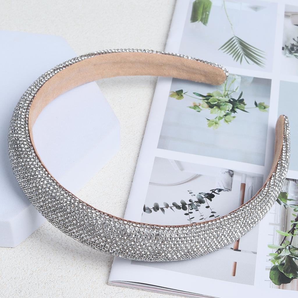 Full Diamond Sponge Headband Super Shiny High-end Headband Fashionable Women's Hair Accessories