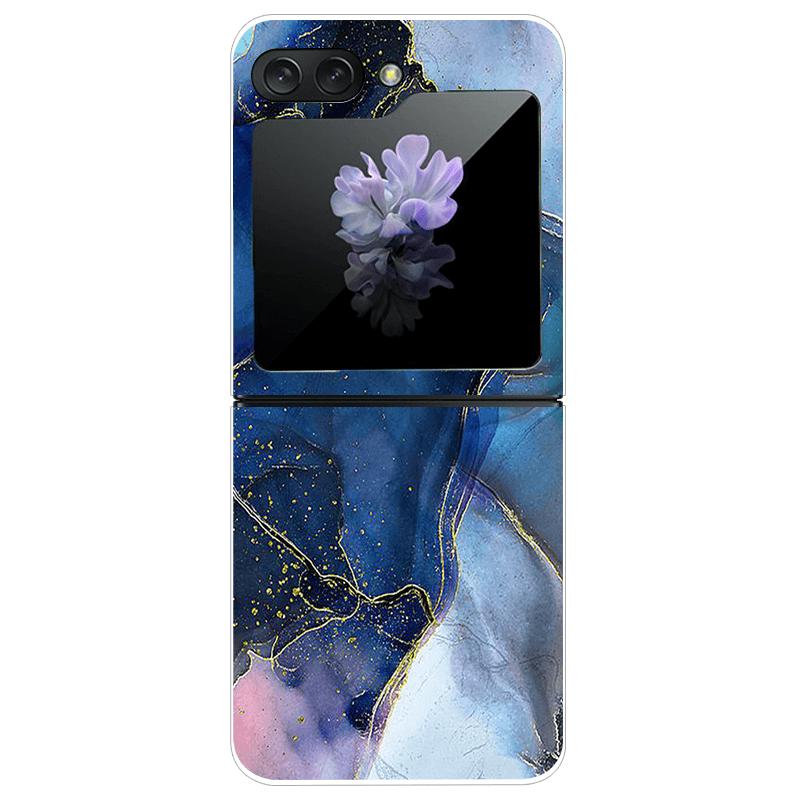 Clear Phone Case For Samsung Galaxy Z Flip7 Fashion Hard PC Silicone Cover For Galaxy Z Flip 7 5G ZFlip7 Transparent Protector