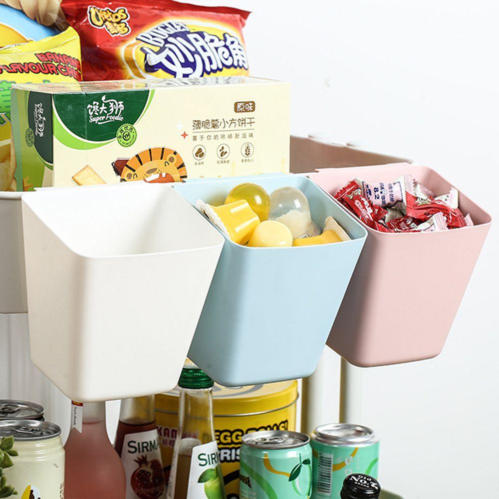 Organizer Storage Bucket Kitchen Container Toothbrush Storage Bathroom Organizer Hanging Basket