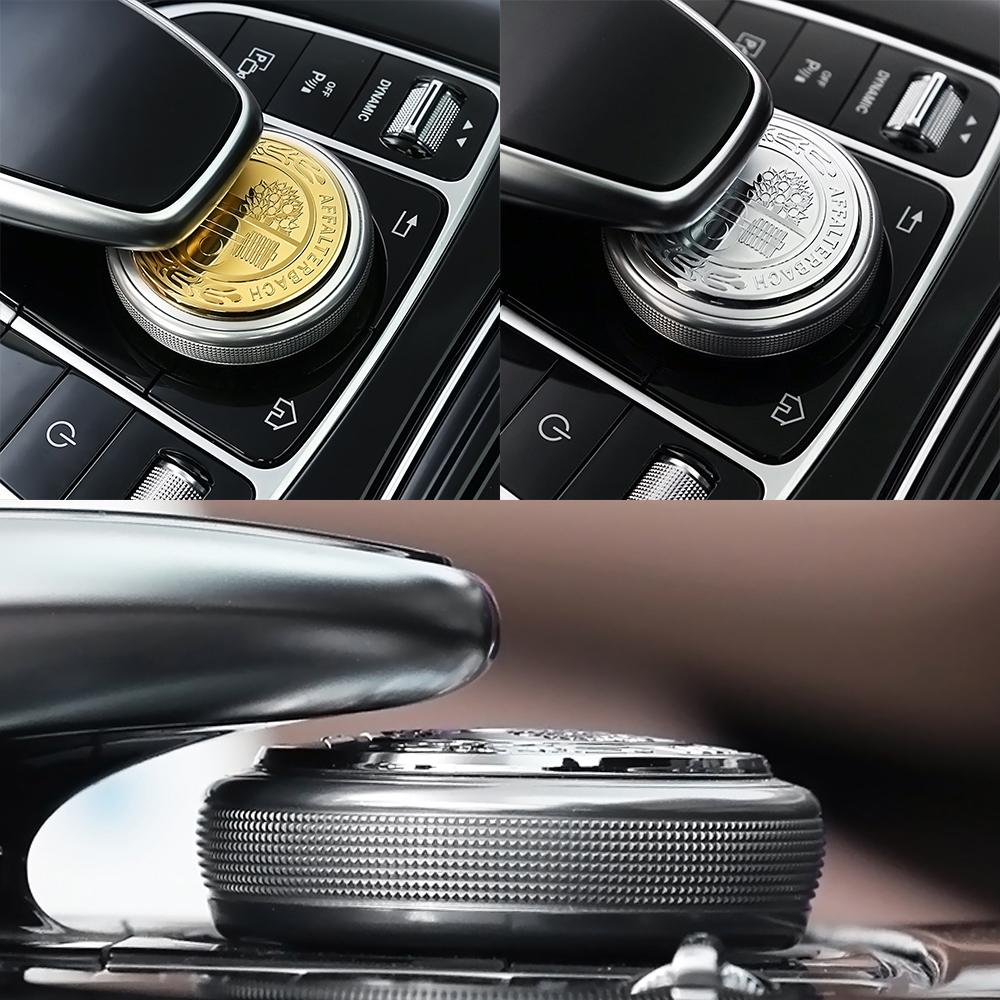 18/29/37/48/52/57mm 3D Affalterbach AMG Emblem Sticker Car Start Button Cover Decoration Steering Wheel Decal For Mercedes Benz