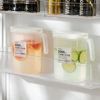 Kaltwasserkessel, Kühlschrank mit großer Kapazität, Haushaltswassertopf, Anti-Fall, hochtemperaturbeständig, Teekanne, Saft, Getränk, Zitrone, Obst, Tasse, Krug