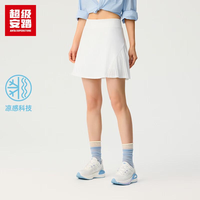 Anta Women s Ice Silk Pleated Tennis Skirt M