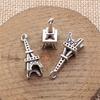 Travel Charms Eiffel Tower Pendants Vintage Tourist Souvenir Metal Tags For Bracelet Necklace Jewelry Making Findings
