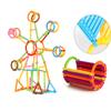 65/130pcs Building Block Sticks Interactive Game DIY Splicing Assembling Handicrafts Supplies Creative Magic Birthday Gift XJM