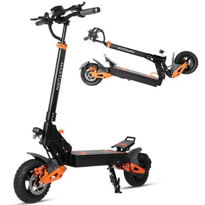 MAXTURN X1 Skladacia elektrická kolobežka pre dospelých na dochádzanie do mesta 48V15.6Ah Batéria 1000W Motor Terénne Pneumatiky E-Kolobežka