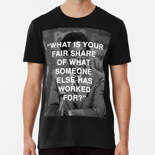 Томас Соуэлл Справедливая доля Размер от S до 5XL Сделано в США Футболка Унисекс Футболка S