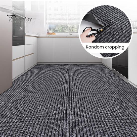 Dirt Trapping Mat Heavy-Duty Doormat Absorbent Entrance Rug Floor with Waterproof Rubber Backing Easy Clean Non-Slip Mud Catcher Commercial