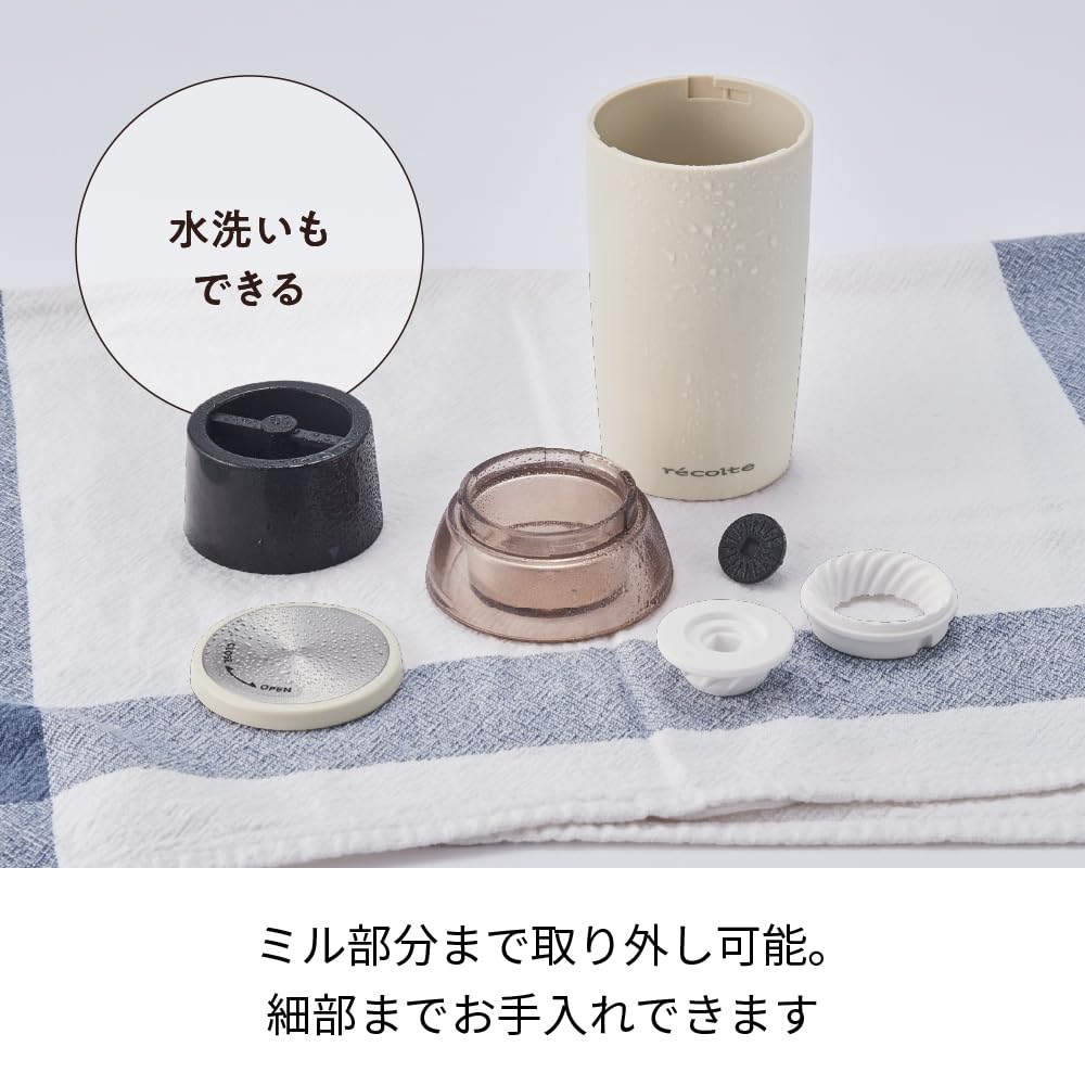 Recolte Electric Sesame Grinder RSG-1 (Cream White)
