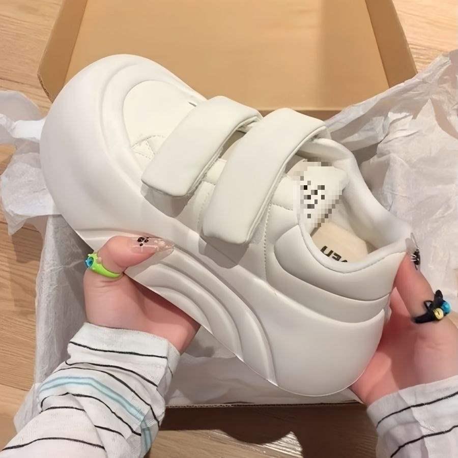 

Туфли на небольшой платформе в стиле Чжао Лусы, увеличивающие рост, «Белые облака» для женщин - Универсальная летняя повседневная обувь 88 [Standard Size Fast Dispatch]