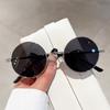 Vintage Steam Punk Round Sunglasses Women Luxury Brand Designer Fashion Trendy Mirror Sun Glasses Men Uv400