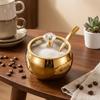 Multi-functional Kitchen Condiment Pots with Soup Spoon Condiment Container Spice Jar  Dining Table