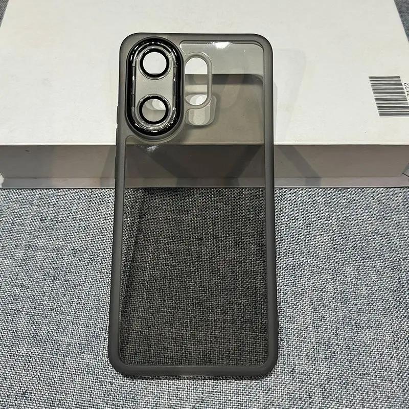 Dla Vivo X200 FE Folia Ochronna na Obiektyw Przezroczysty Etui na Telefon Dla VIVO S30 Pro Mini Kolor Cukierkowy Miękki Silikon Odporny na Wstrząsy Pokrowiec na Telefon