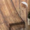Vintage Bauernhaus Holztür Transparente Vorhänge Modernes Gazevorhang für Wohnzimmer Schlafzimmer Voile Garn Vorhänge