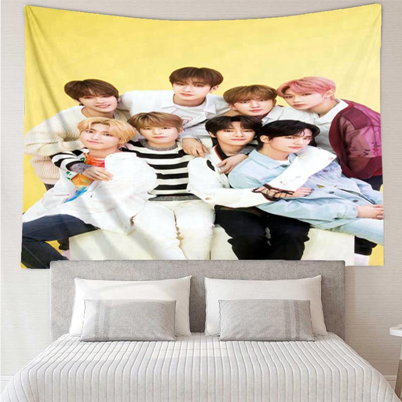 Kpop Stray Tapestry Hanging for Bedroom,Livingroom, Playroom,Decor Art Room Wall Tapestry Holiday and Birthday Gifts